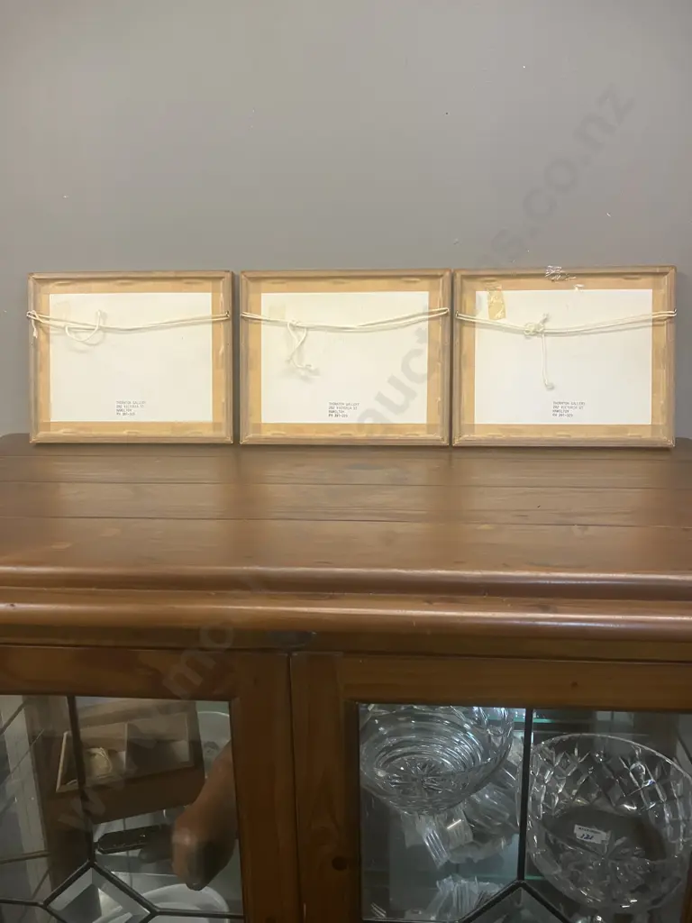 Set of Three Framed Prints. 19 x 23cm Image 1++