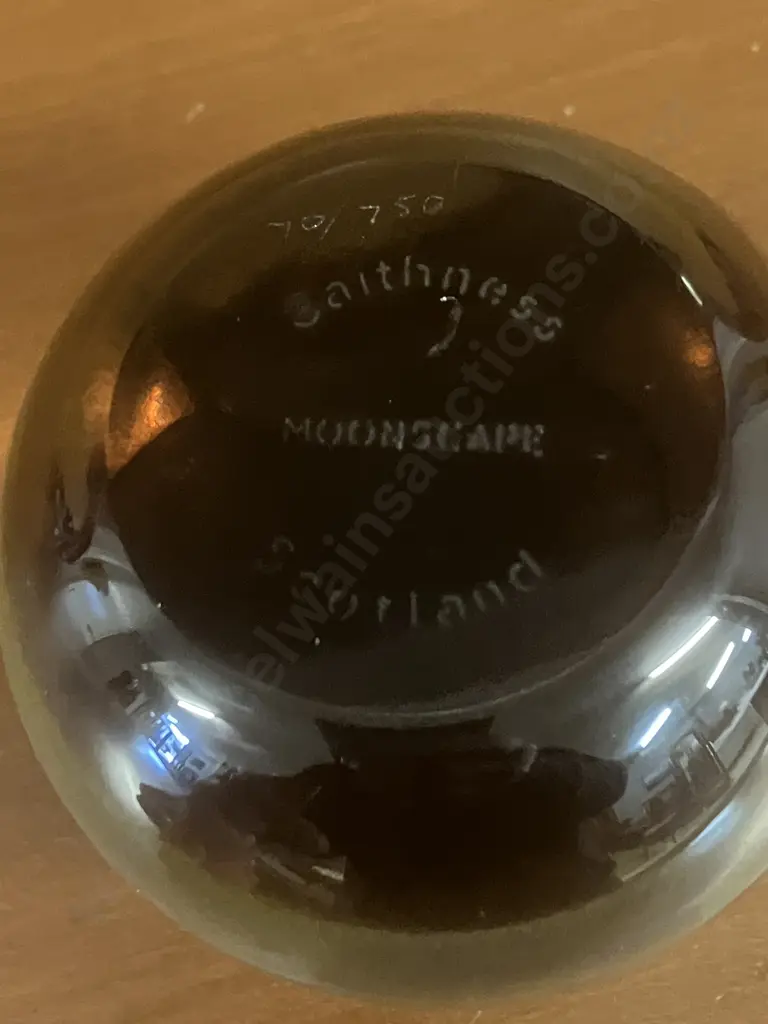 Rare Caithness Limited Edition Paperweight MOONSCAPE Made by Colin Terris 1983. Number 70 of 750 Image 1++