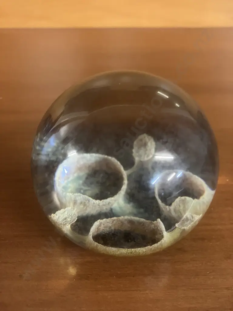 Rare Caithness Limited Edition Paperweight MOONSCAPE Made by Colin Terris 1983. Number 70 of 750 Image 1++