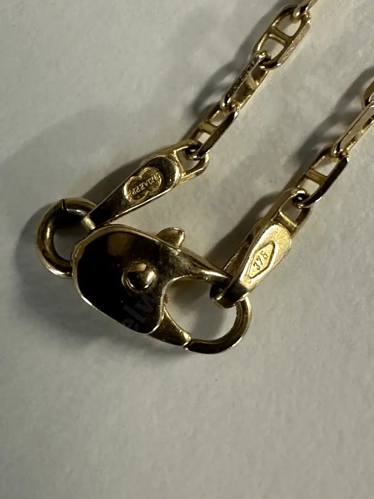 Stamped 375 Gold Necklace Image 1++