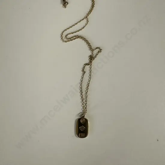 Stamped 9ct Pendant On Chain