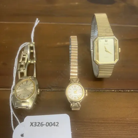 Vintage Technos Titan Ladys' Watch, Seiko & Alba Ladies Watches