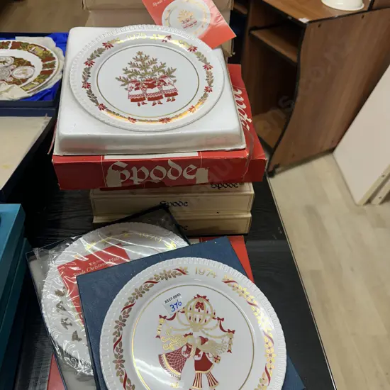 Spode English Bone China 'Christmas Plate' Series From 1971 to 1979 Plus 1981 Most Have Original Boxes