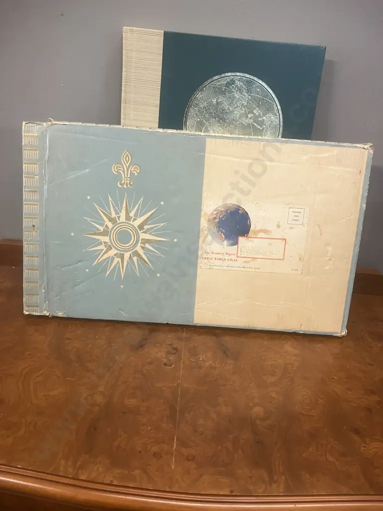 Reader's Digest Great World Atlas - 1962 First Edition Hardcover With Original Packaging. Publisher Reader's Digest Image 1++