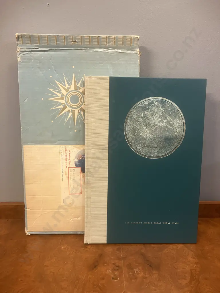 Reader's Digest Great World Atlas - 1962 First Edition Hardcover With Original Packaging. Publisher Reader's Digest Image 1++