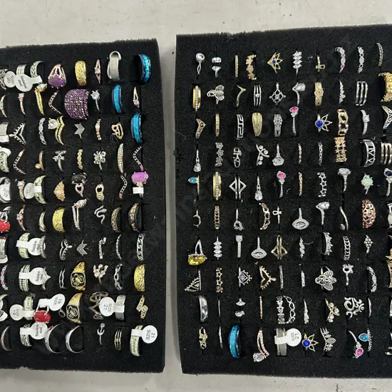 Large Selection Of Costume Jewellery Rings