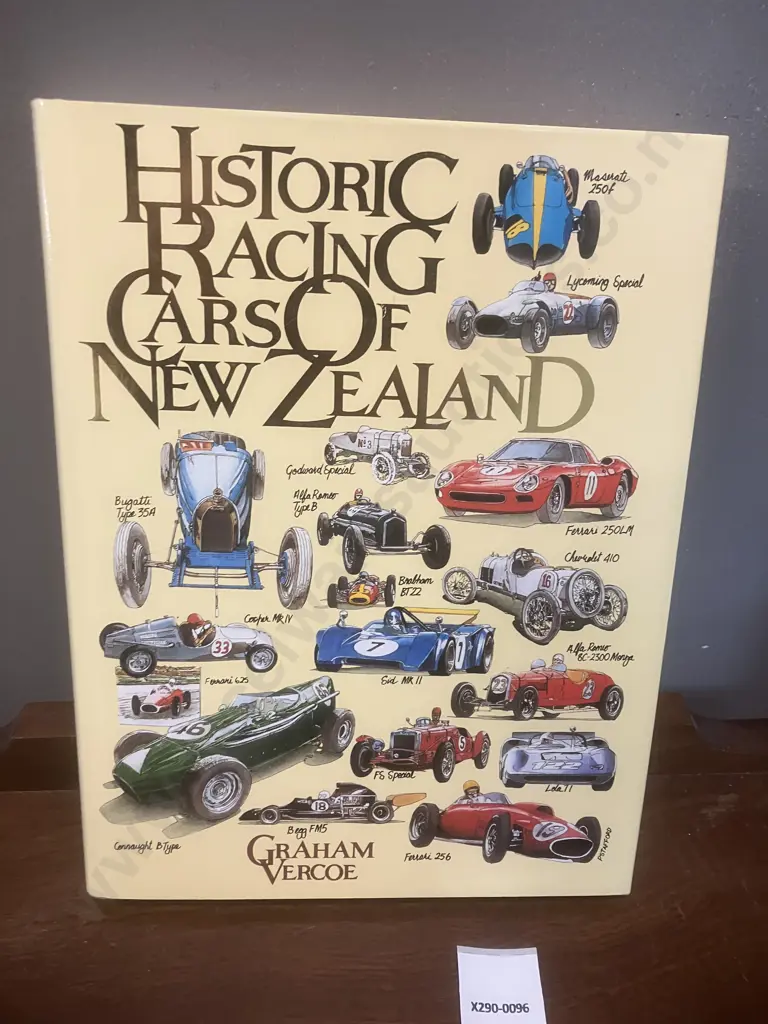 Historic Racing Cars of New Zealand by Graham Vercoe, 2001 Hardcover With Dust Jacket. Reed Publishing Image 1++