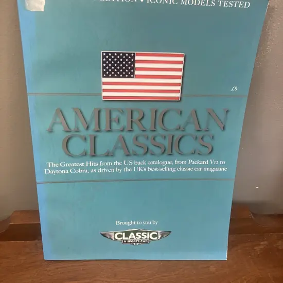 Rare UK Classic & Sports Car Magazine Collector's Edition, American Classics, Iconic Models Tested, 2018