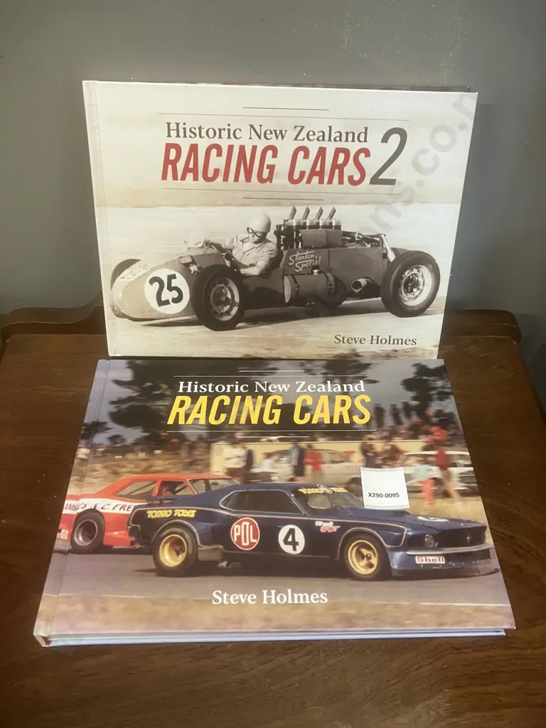 Historic New Zealand Racing Cars & Historic New Zealand Racing Cars 2 by Steve Holmes, Hardcovers Image 1++