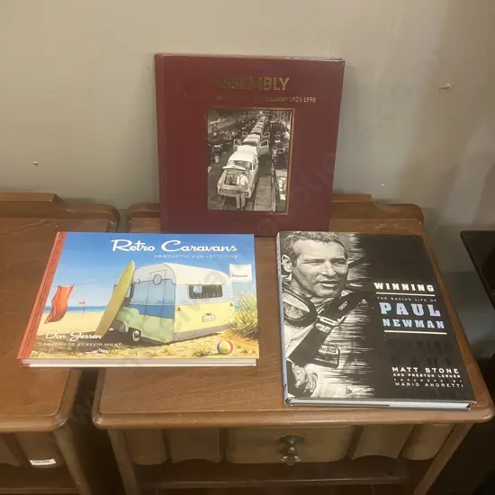 Retro Caravans Don Jessen, Winning Paul Newman & Assembly A History of NZ Car Production 1921-1998