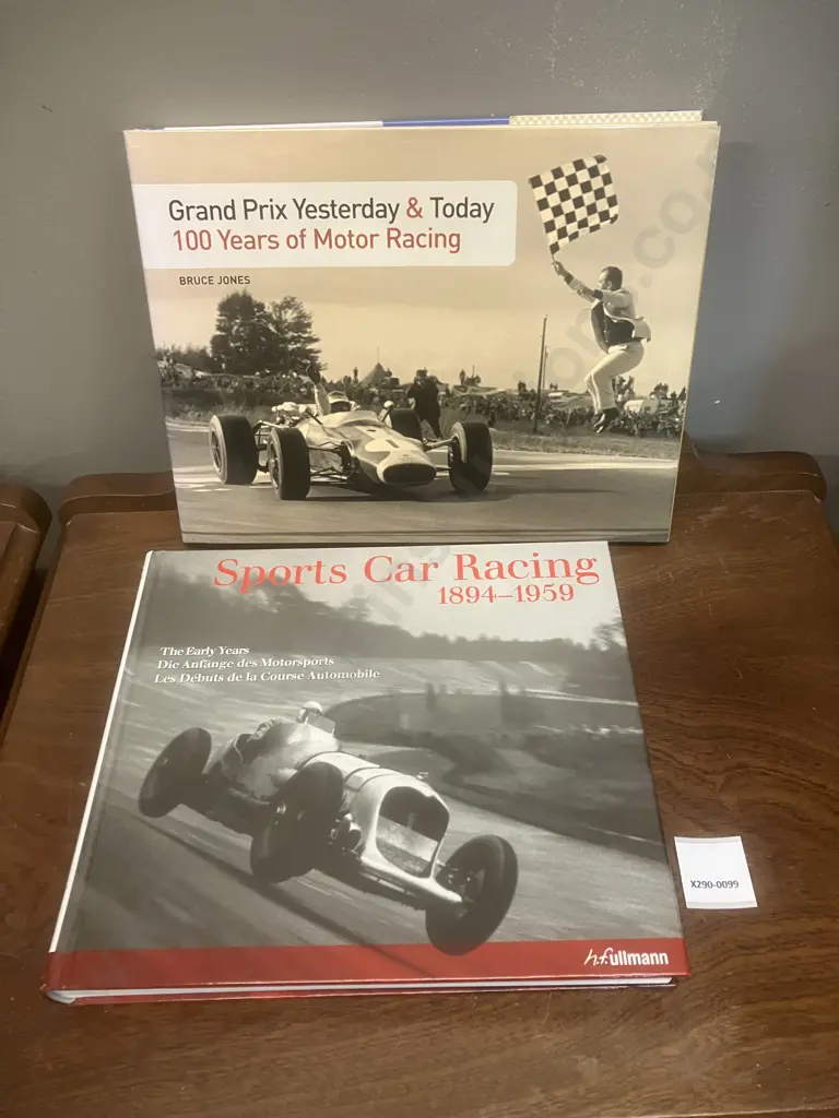 Brian Laban Sports Car Racing 1894-1959 & Bruce Jones Grand Prix Yesterday & Today - 100 Years of Motor Racing Image 1++
