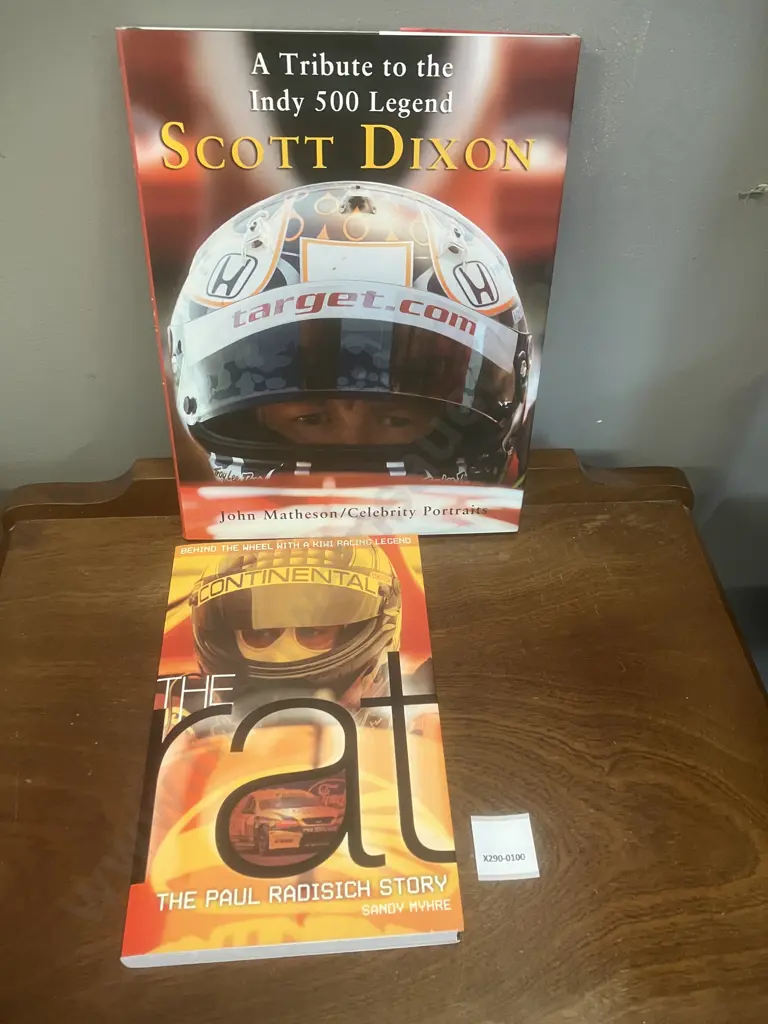 Scott Dixon: A Tribute to the Indy 500 Legend 2008, The Rat: The Paul Radisich Story Sandy Myhre Harper Sports 2008 Image 1++