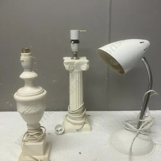 Three Table Lamps