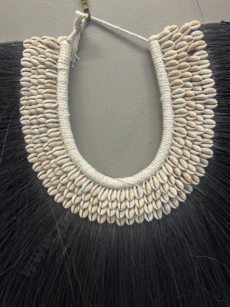 Large Papuan Necklace Wall Art With Shell Decoration Image 1++