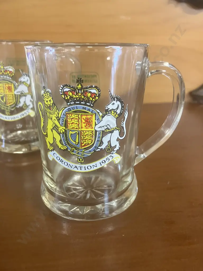 Pair of Wedgwood Royal Silver Jubilee Round Compotiers' & Original Boxes. Pair of 1953 Coronation Handles 'Benoni City' Image 1++