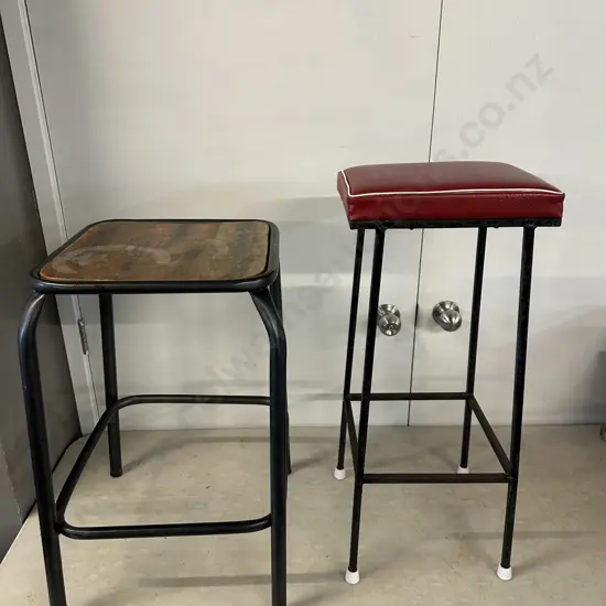 Vintage Stools Including Retro & Industrial Style