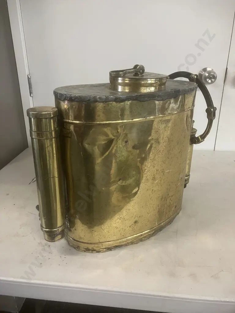 Vintage Brass C.M.W Knapsack Sprayer (AF) Image 1++