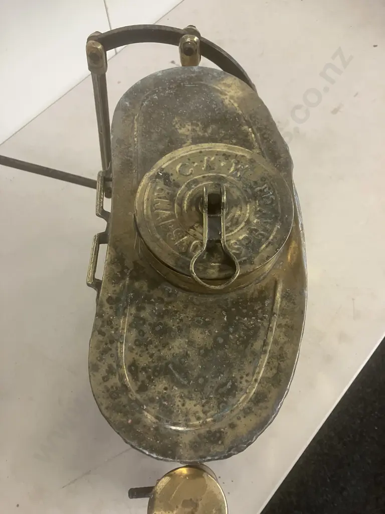 Vintage Brass C.M.W Knapsack Sprayer (AF) Image 1++