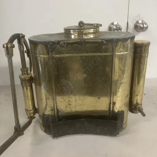 Vintage Brass C.M.W Knapsack Sprayer (AF)