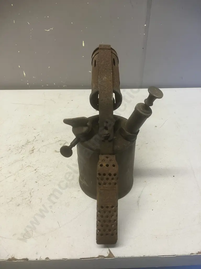 Vintage Primus Kerosene Brass Blow Torch Made In Sweden - 1950's Image 1++
