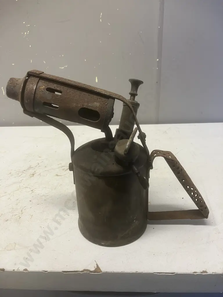 Vintage Primus Kerosene Brass Blow Torch Made In Sweden - 1950's Image 1++