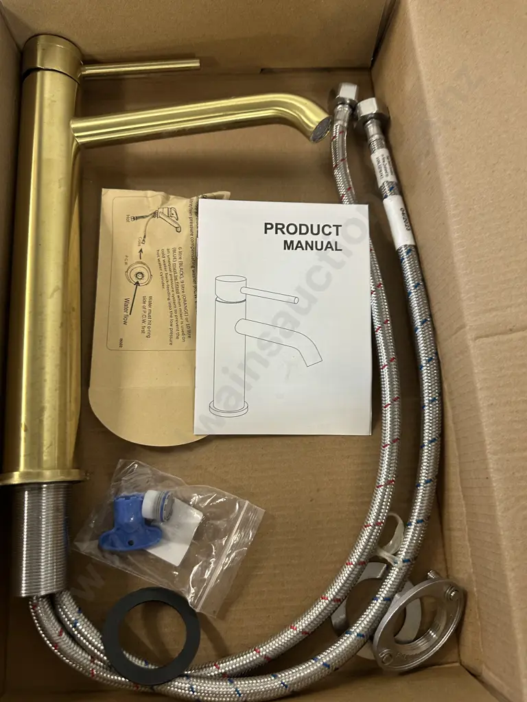 Circo Basin Mixer All Pressures Brushed Gold Image 1++