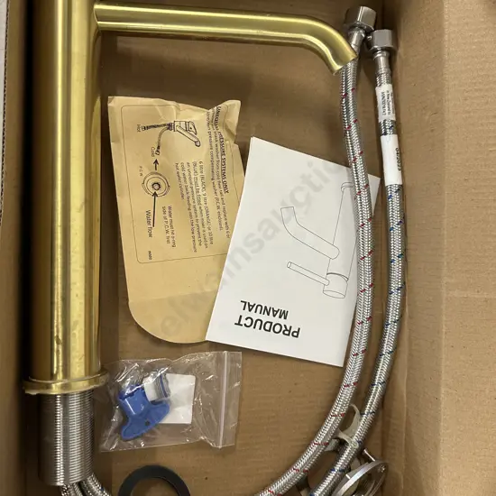 Circo Basin Mixer All Pressures Brushed Gold