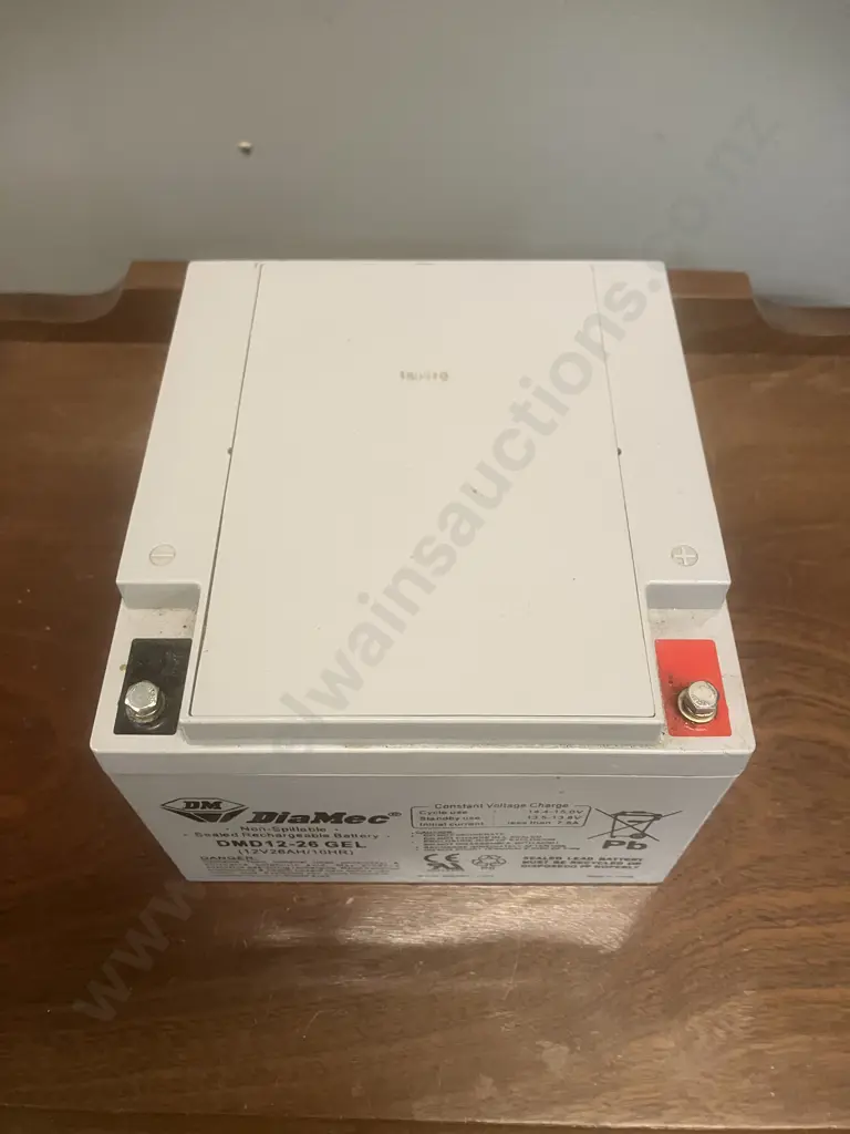 DiaMec 12V 26Ah Deep Cycle SLA Battery - DMD12-26 GEL Image 1++