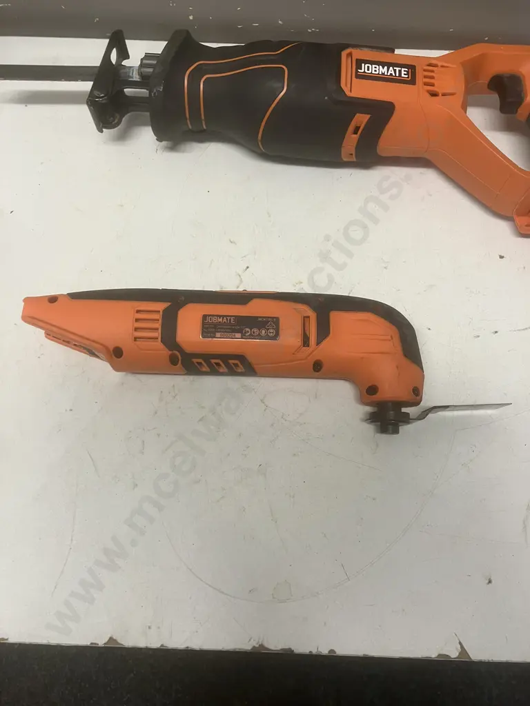 Jobmate 18V Cordless Reciprocating Saw & Oscillating Multi-Tool - Skins Only Image 1++