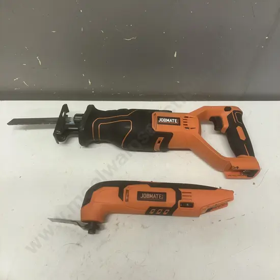 Jobmate 18V Cordless Reciprocating Saw & Oscillating Multi-Tool - Skins Only