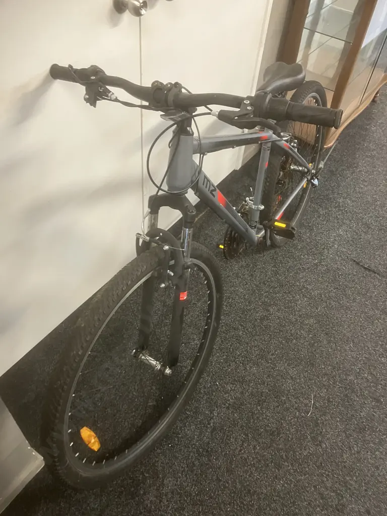 MZ Bike Coloured Black, Red & Grey Image 1++