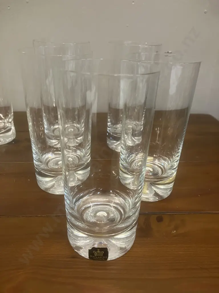 Royal Krona Sweden Glasses x 15 Image 1++