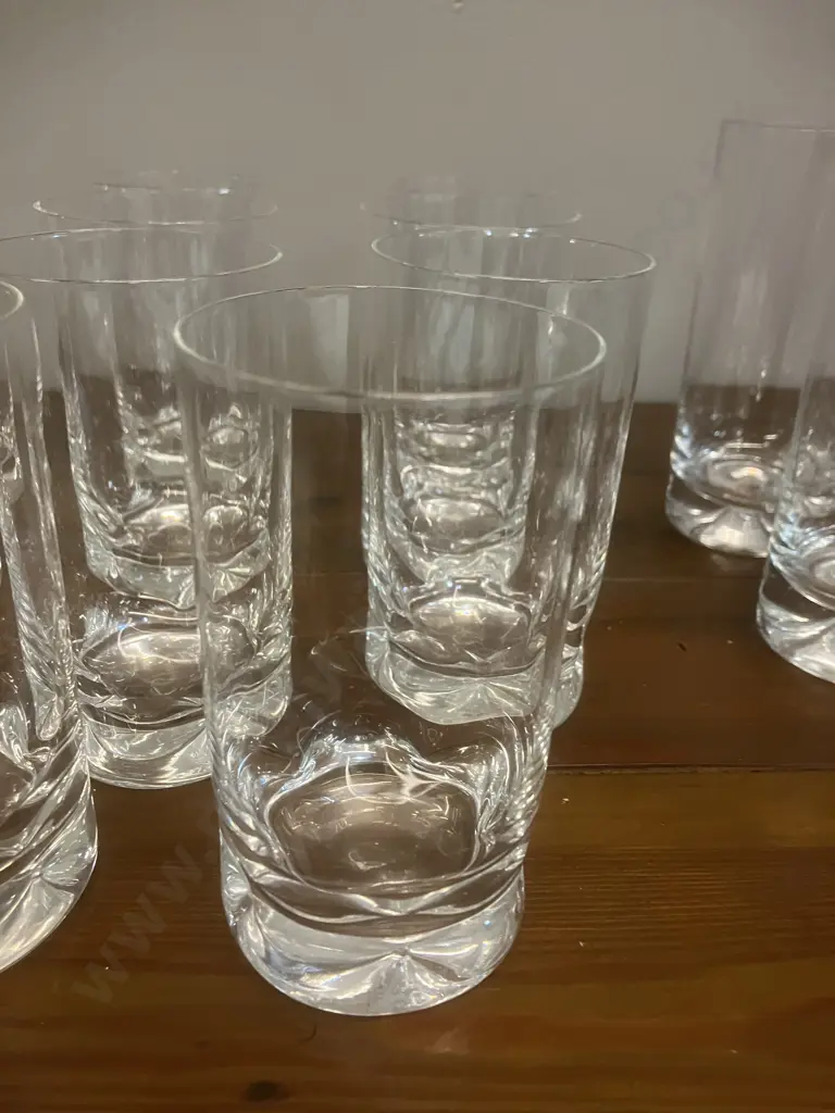 Royal Krona Sweden Glasses x 15 Image 1++