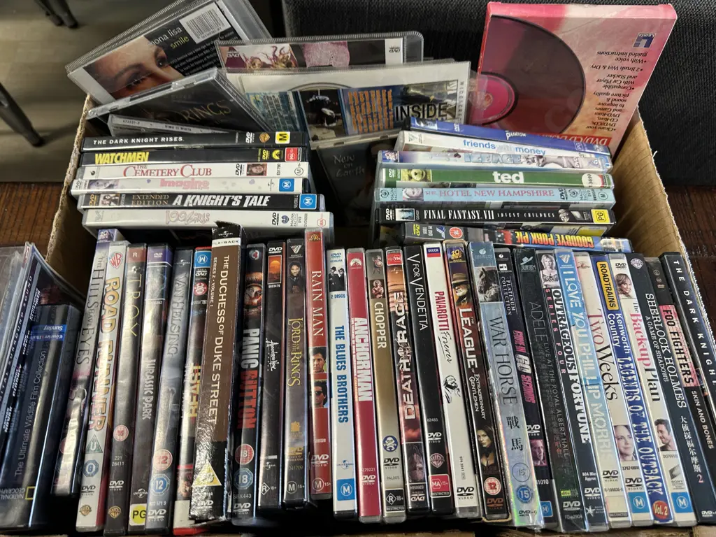 Box Of Assorted Dvds  Image 1++