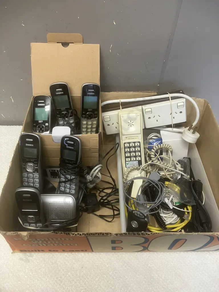 Box Lot - Phones, Cables Etc Image 1++