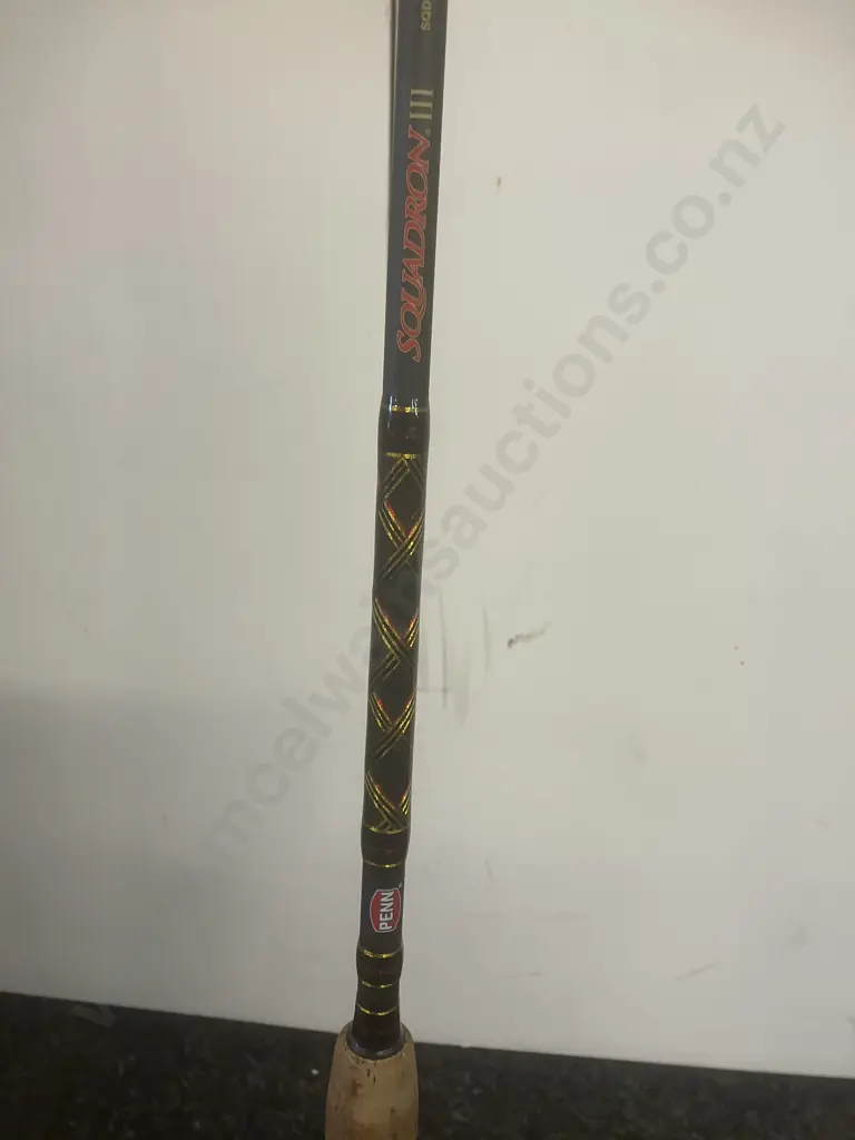 Penn Squadron III 7'2" Medium Light - Fast 8-20lbs Braid 1/4-1oz Lure Spin Rod Image 1++