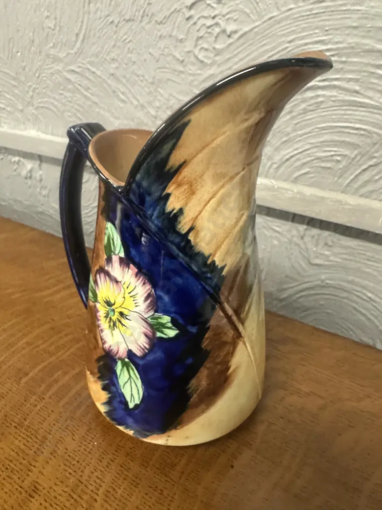 Art Deco H&K Tunstall Viola Pattern Jug H22cm. Image 1++