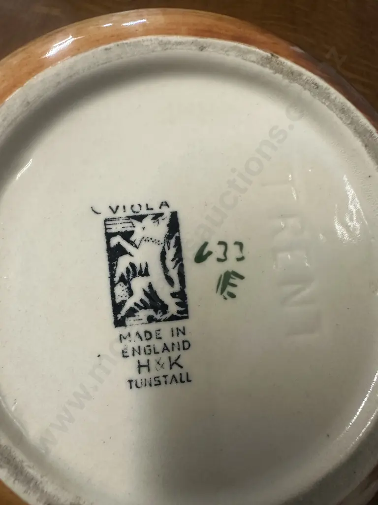 Art Deco H&K Tunstall Viola Pattern Jug H22cm. Image 1++