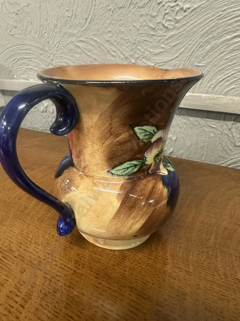Art Deco H&K Tunstall Viola Pattern Jug H15cm. Image 1++