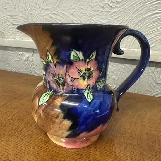Art Deco H&K Tunstall Viola Pattern Jug H15cm.