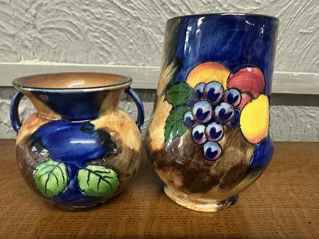 Art Deco H&K Tunstall Jug Autumn Pattern Vases Including Double Handled Image 1++