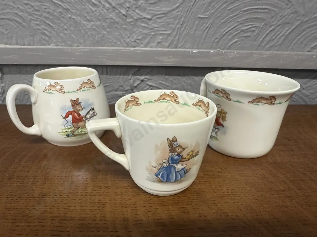 Vintage Royal Doulton Bunnykins Mugs & Cup Image 1++