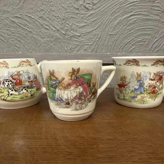 Vintage Royal Doulton Bunnykins Mugs & Cup