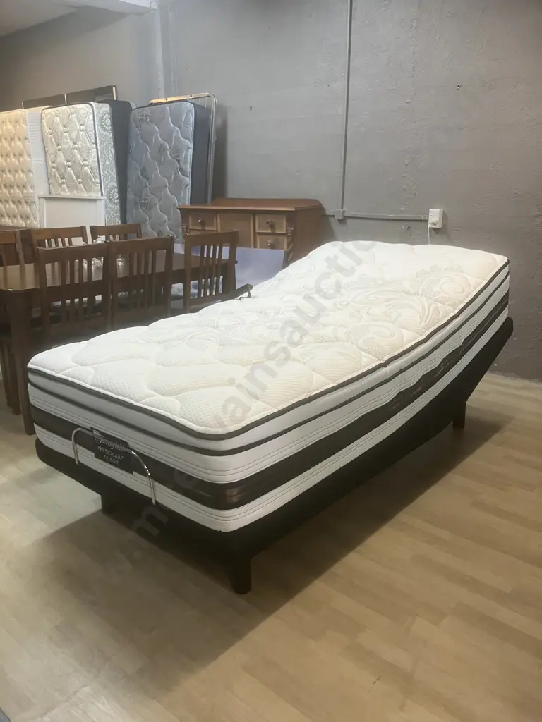 Sleepyhead Powered Adjustable King Single Bed With Remote Control - Tattersfield Physiocare Celeste Mattress Image 1++