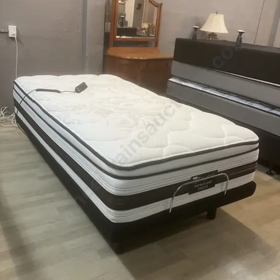Sleepyhead Powered Adjustable King Single Bed With Remote Control - Tattersfield Physiocare Celeste Mattress