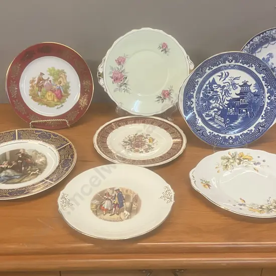 Assorted China Plates
