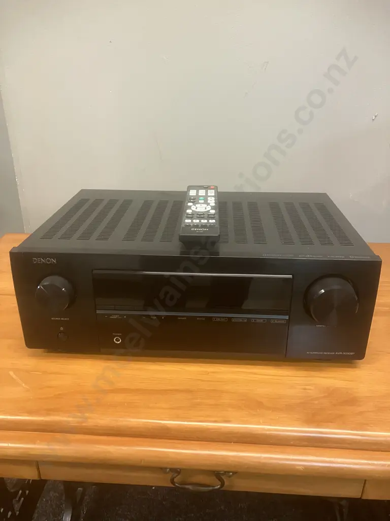 Denon AVR-X250BT AV Receiver With Remote - 5.1 Ch AV Surround Receiver with Bluetooth Image 1++