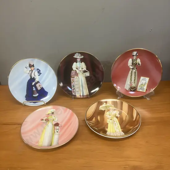 Collectable Avon President's Club Plates x 5 - 2002/2003 to 2004/2005 Plus 2012/2013