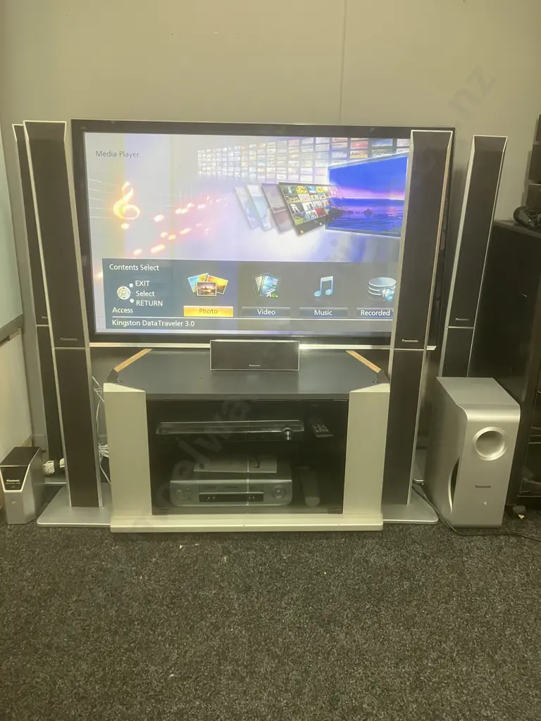 Panasonic Viera TH-P50UT50Z 50" Full HD Plasma Smart TV & Remote Control (No Stand),TV Stand & Assorted Electronics Image 1++