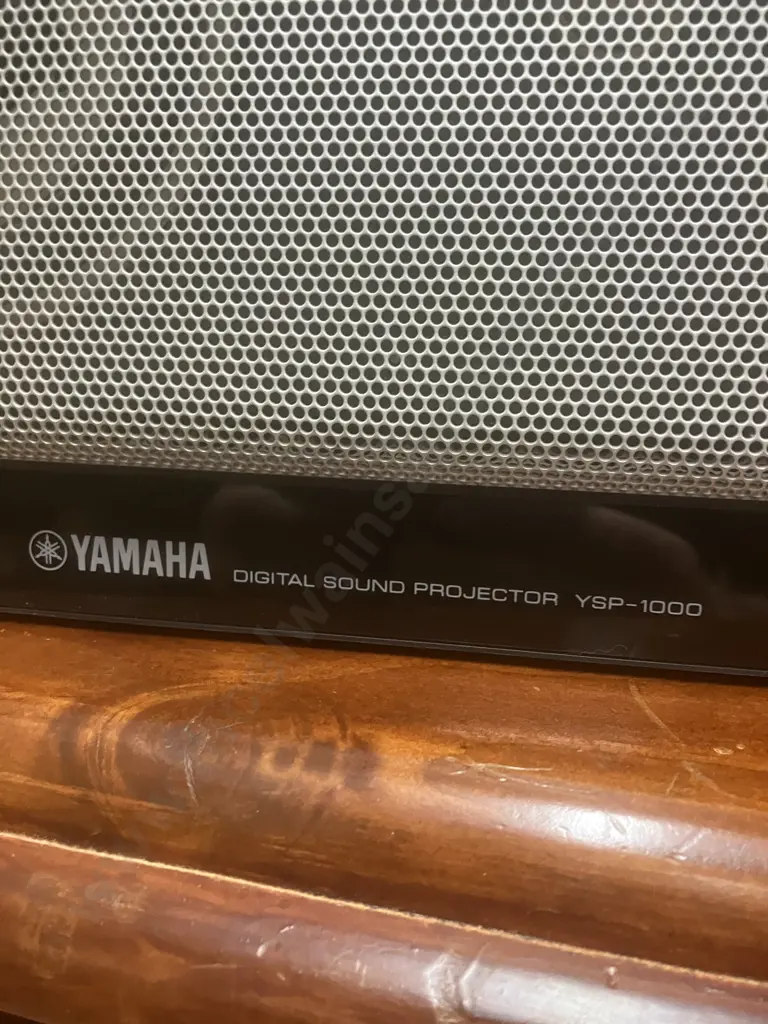 Yamaha YSP-1000 Digital Sound Projector Speaker Y146785WY & Yamaha YST-FSW100 6.5" 130-Watt Powered Sub-woofer - Silver Image 1++